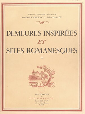 cover image of Demeures inspirées et sites romanesques (3)
